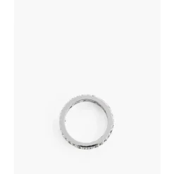 Bague en Argent Monogramme et Cristaux