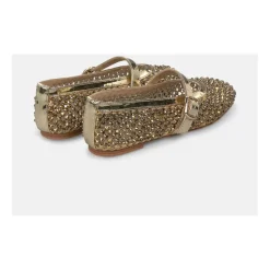 Ballerine en résille avec strass