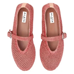 Ballerine plate en résille