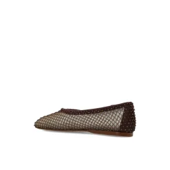 Ballerines avec Cristaux Scintillants