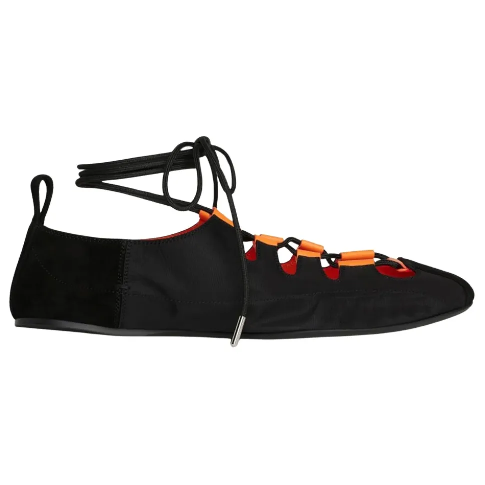 Ballerines Lacées Pliables