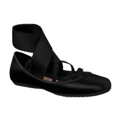 Ballerines Noires avec Bride Élastique