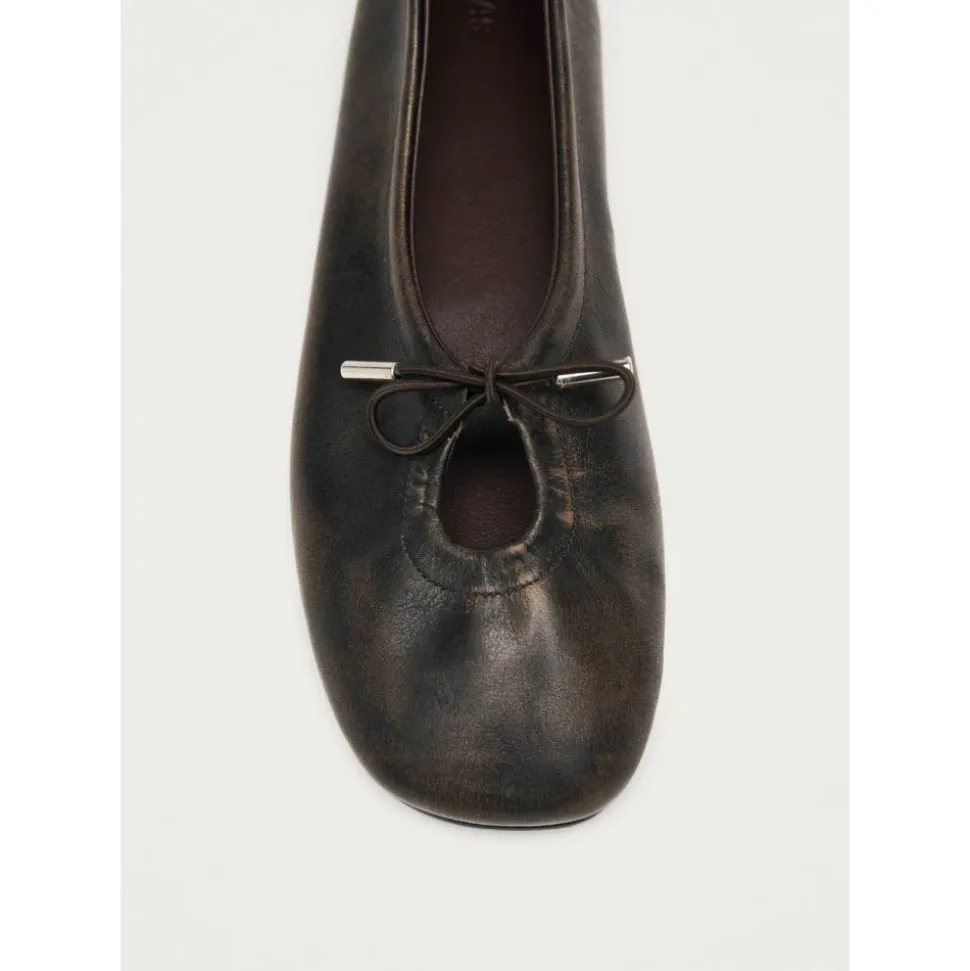 Ballerines Rosalind en cuir à effet vintage