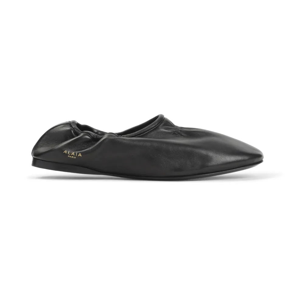 Ballerines souples en cuir