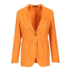 Blazer non doublé à simple boutonnage et deux boutons
