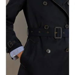 Blt Db Pu Tr-Lined-Trench-Cotton Blend