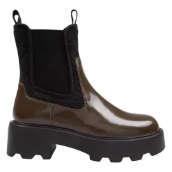 Bottes Cheville Vert Olive Design Élégant