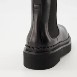 Bottines Beatle en cuir noir