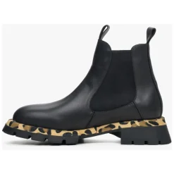 Bottines Chelsea en cuir