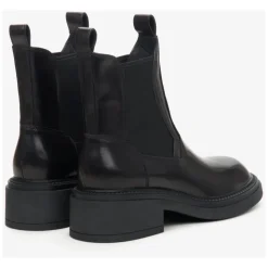 Bottines Chelsea en cuir noir