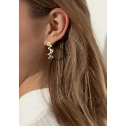 Boucles d'oreilles avec logo