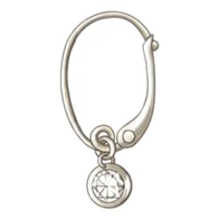 Boucles d`oreilles Firefly en diamant taille rose