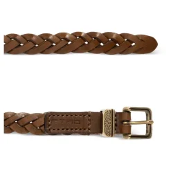 Braided Leather Belt