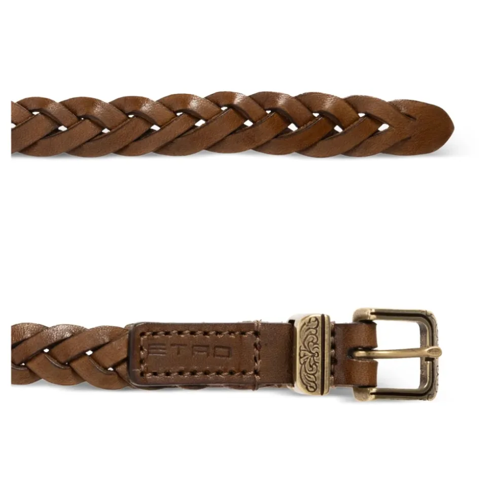 Braided Leather Belt