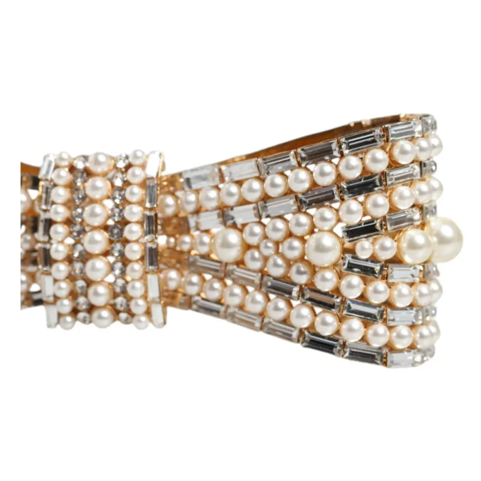 Broche Cristal Tons Dorés