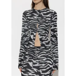 Cardigan imprimé animalier