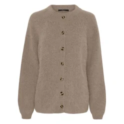 Cardigan Mélange Cachemire et Raton Laveur