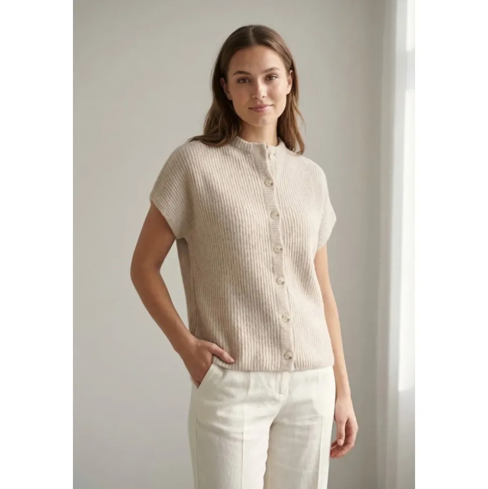 Cashmere Raccoon Cardigan
