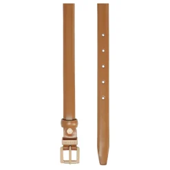 Ceinture en cuir marron pour robe