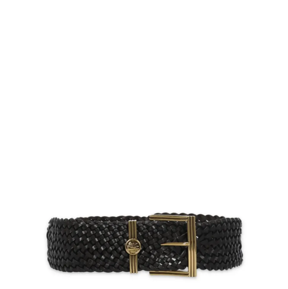 Ceinture en cuir tressé