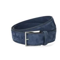 Ceinture en Daim Bleu