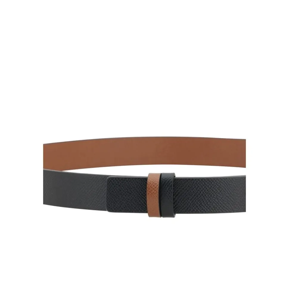 Ceinture réversible en cuir avec boucle Gancini