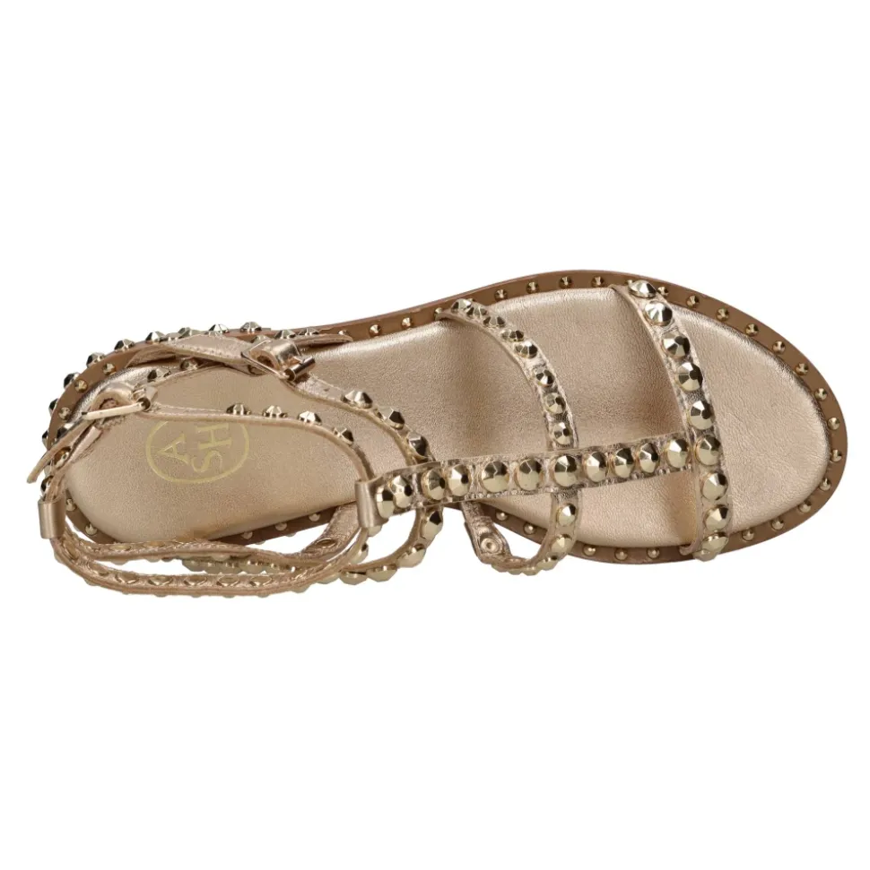 Chaussures plates Dorées
