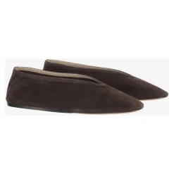Chaussures plates en daim Luna