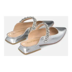 Chaussure à talon bride en strass