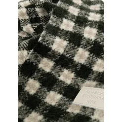Checked Logo Scarf