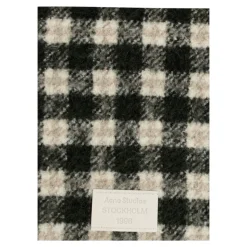 Checked Logo Scarf