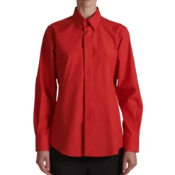 Chemise de luxe rouge Montpellier Coqueline