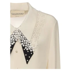 Chemise en crêpe de Chine de soie