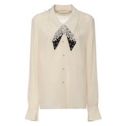 Chemise en crêpe de Chine de soie