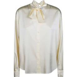 Chemise Kimono en Satin de Soie Stretch Lourd