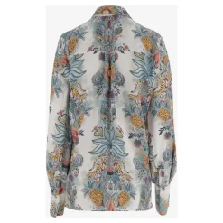 Chemise Manches Longues Imprimé Botanique