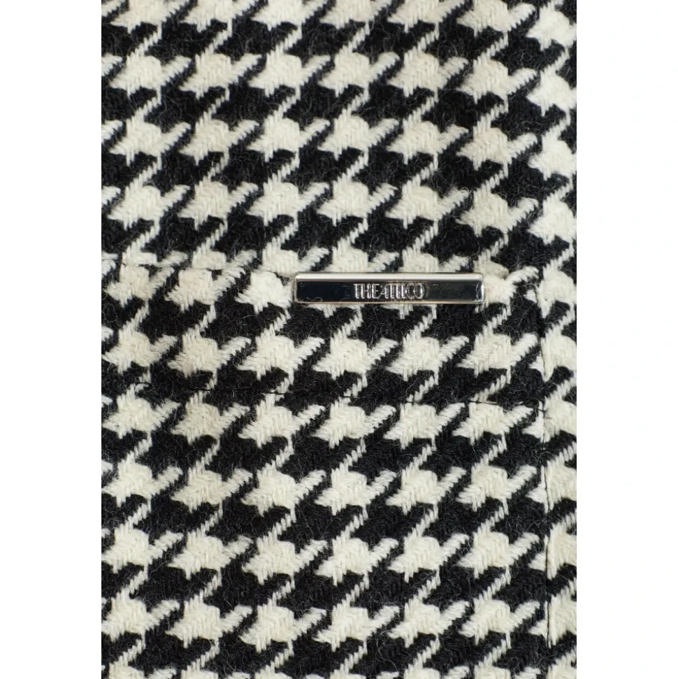 Chemise à motif pied-de-poule