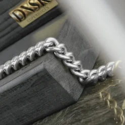 Collier Chunky Panzer Étanche Argent