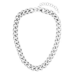 Collier Chunky Panzer Étanche Argent