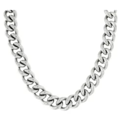 Collier Chunky Panzer Étanche Argent