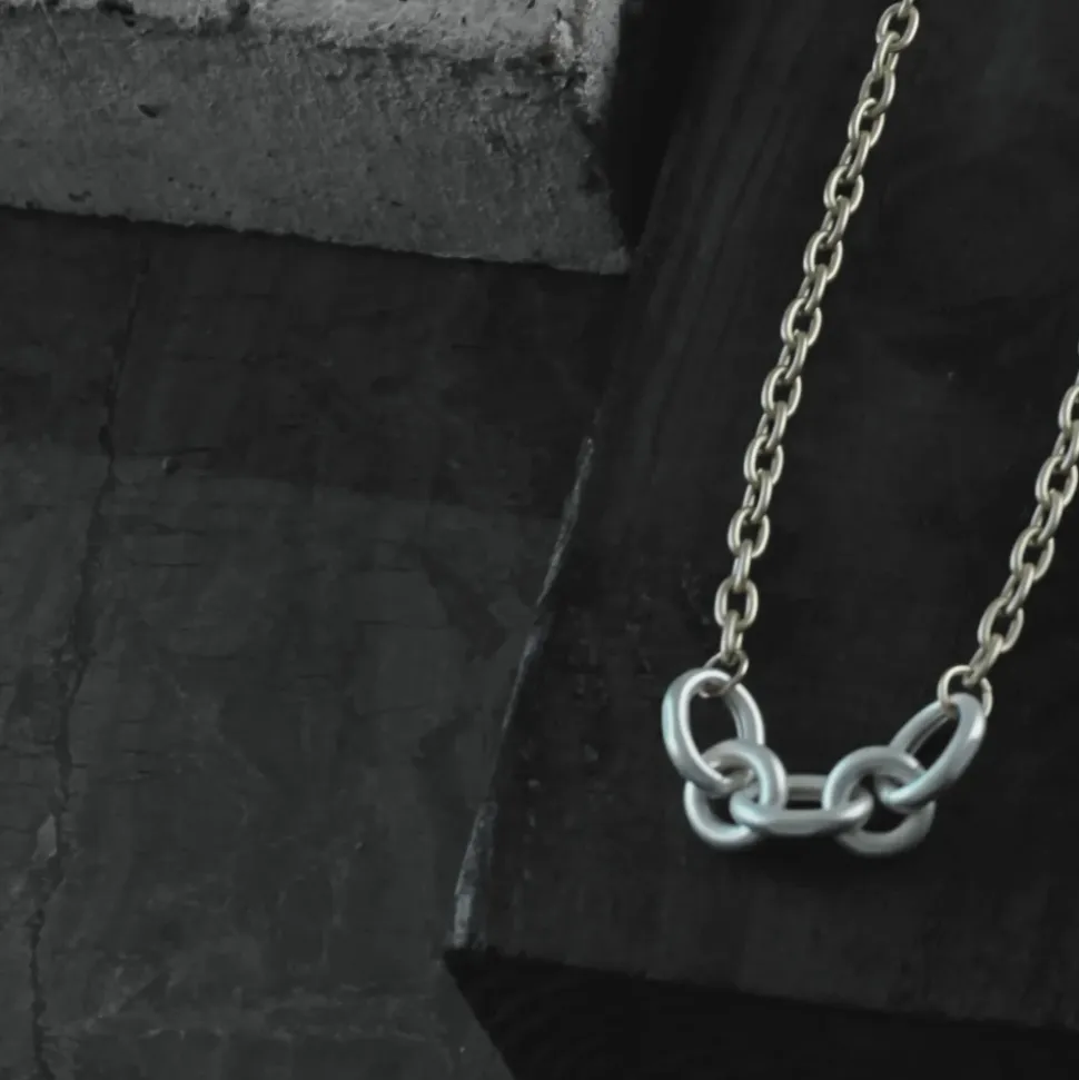 Collier Géométrique à 2 Tons
