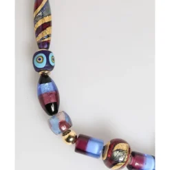 Collier Multicolore en Perles de Verre de Murano