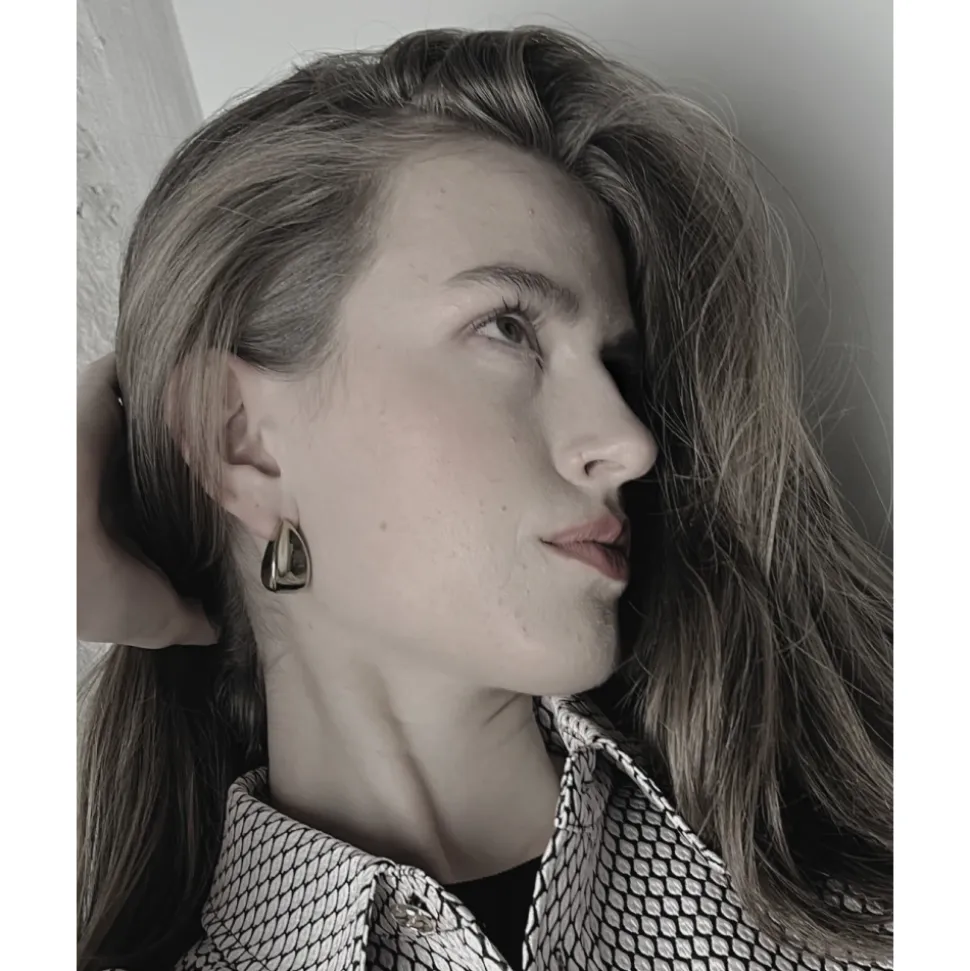Courage Waterproof 3D Mirror Statement Earring