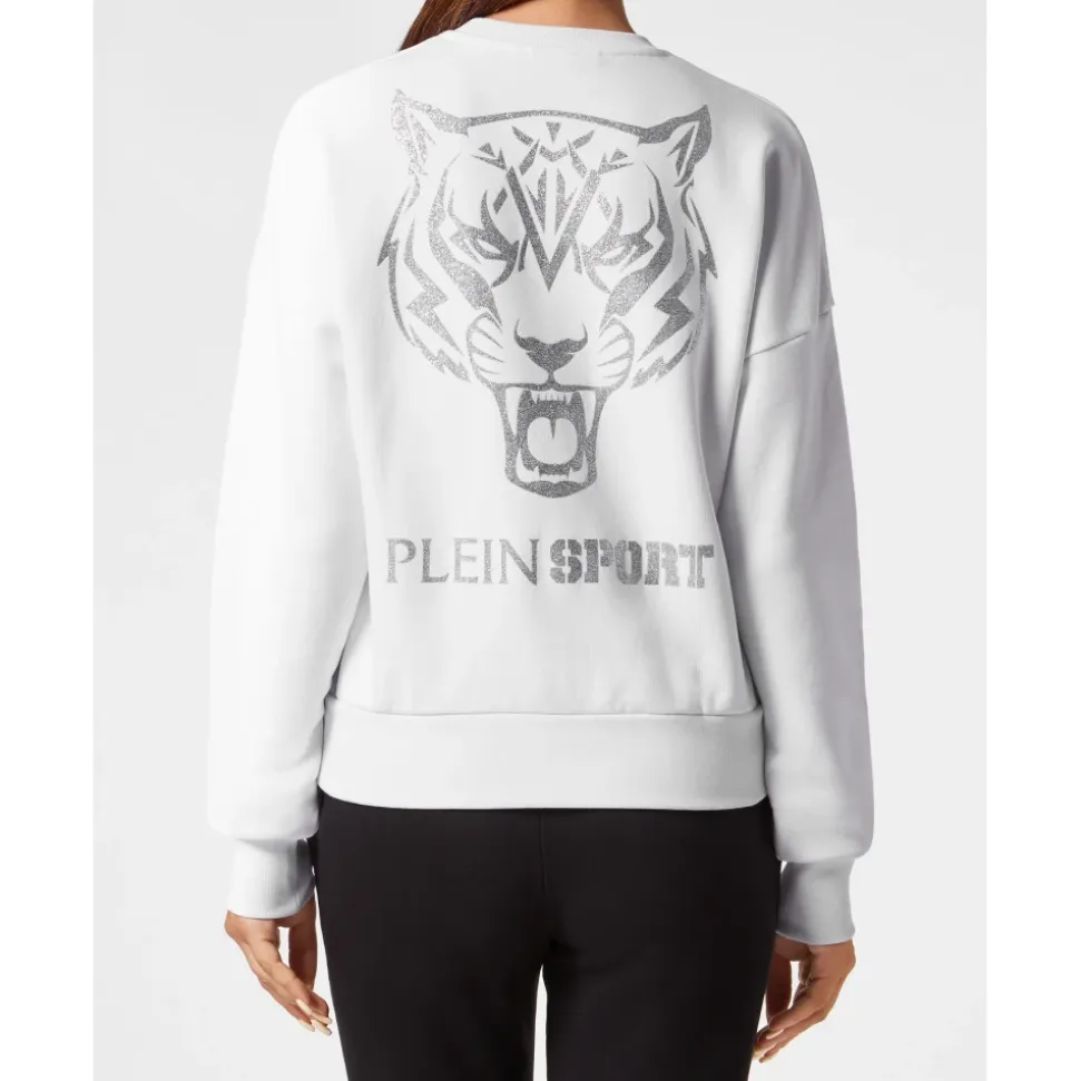 Cropped Sweatshirt LS Glitter