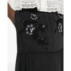 Elastic-waistband Maxi Skirt