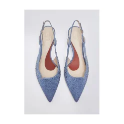 Escarpins pointus en cuir