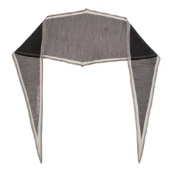 Foulard asymétrique avec logo