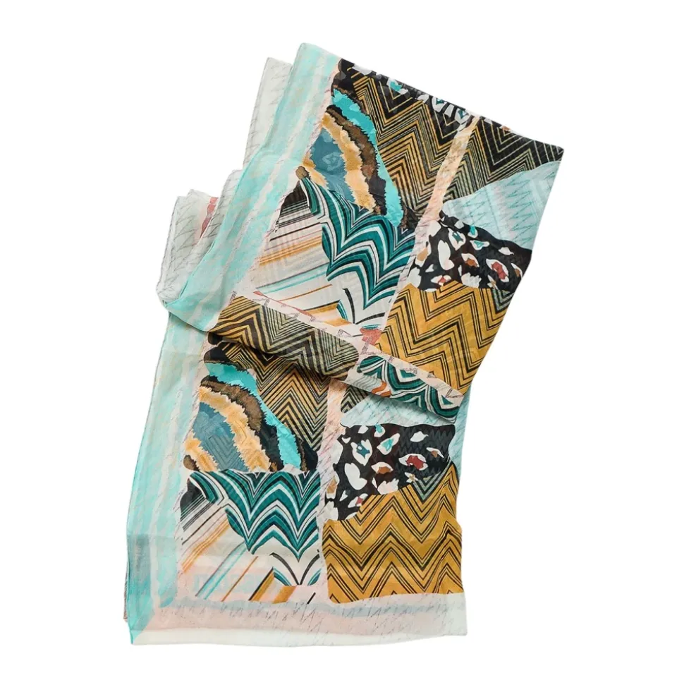 Foulard en soie imprimée