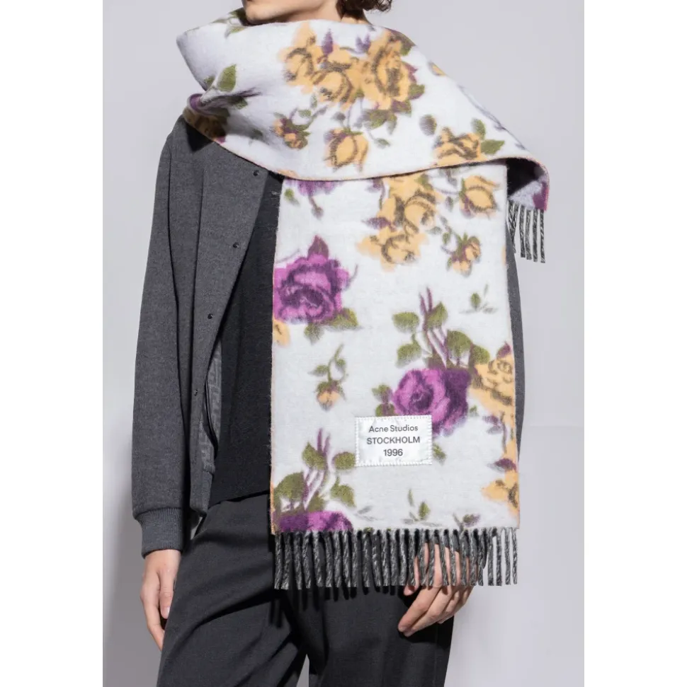 Fringed Wool Scarf