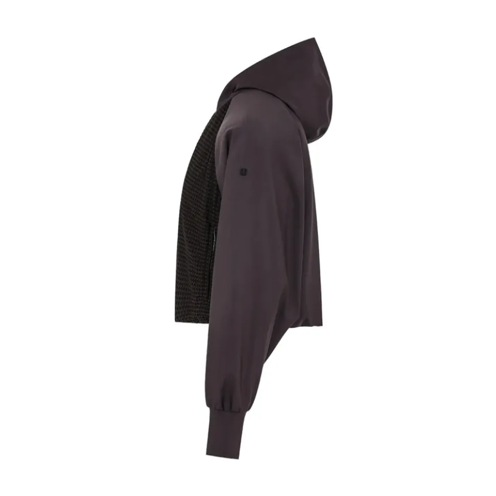 Giacca manica raglan rete